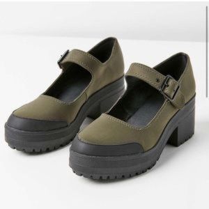 Urban Outfitters Sawyer Neoprene Chunky Mary Jane Shoe